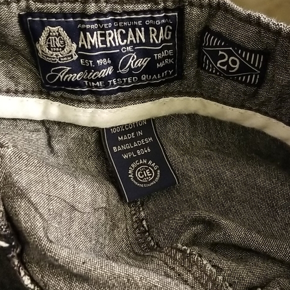 MEN'S AMERICAN RAG COTTON CARGO SHORTS SZ 29 - Picture 7 of 7